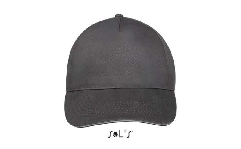 Gorra 5 Paneles Sunny Sols - Gris Oscuro Gris Claro - Sols