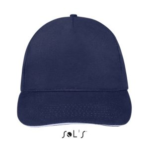 Gorra 5 Paneles Sunny Sols - French Marino Blanco - Sols
