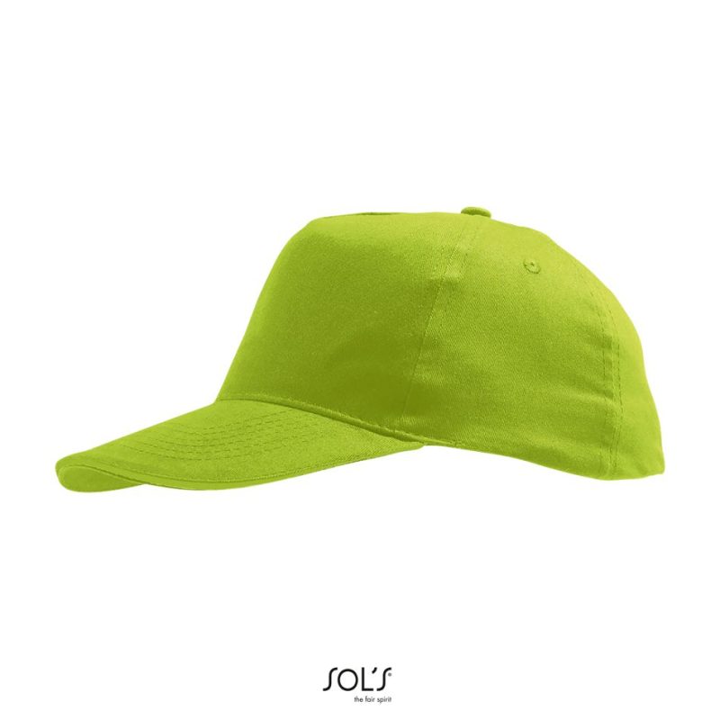 Gorra Niño 5 Paneles Sunny Kids Sols - Verde Manzana - Sols