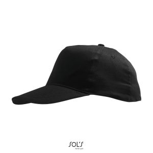 Gorra Niño 5 Paneles Sunny Kids Sols - Negro - Sols