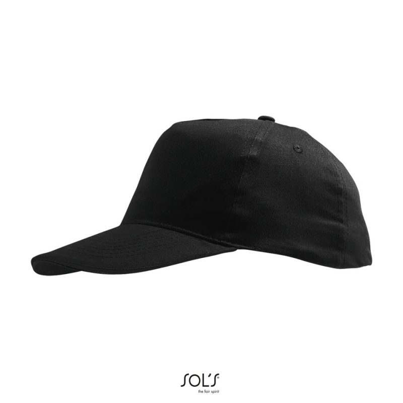 Gorra Niño 5 Paneles Sunny Kids Sols - Negro - Sols