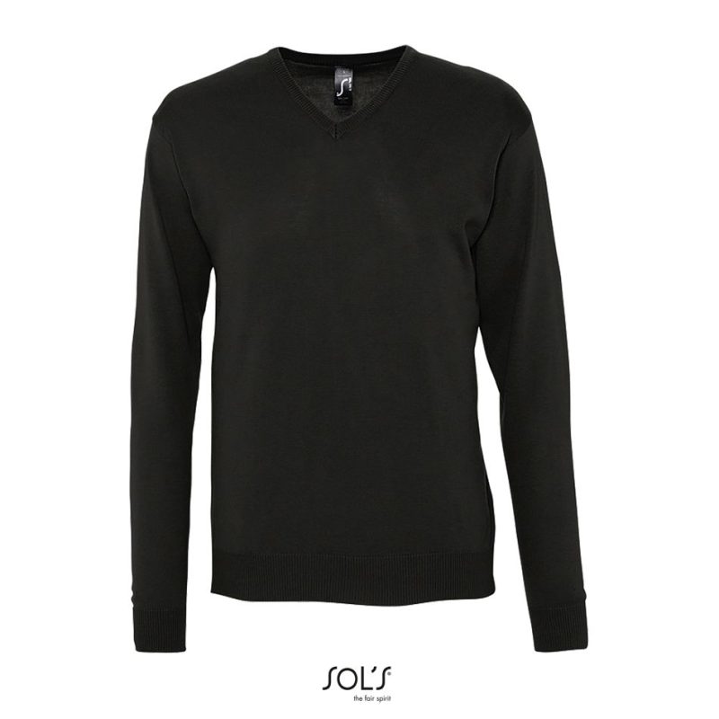 Jersey De Cuello Pico Para Hombre Galaxy Men Sols - Negro - Sols