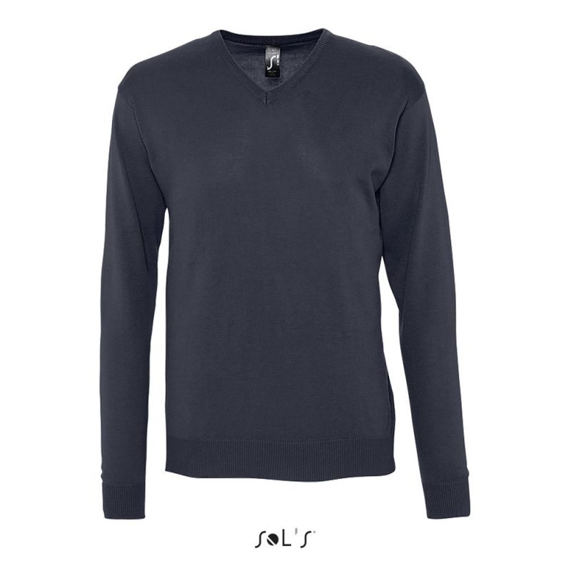 Jersey De Cuello Pico Para Hombre Galaxy Men Sols - Azul Marino - Sols