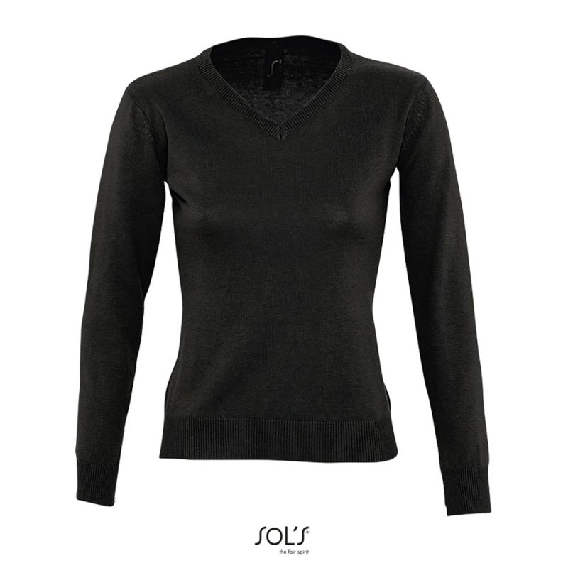 Jersey De Cuello Pico Para Mujer Galaxy Women Sols - Negro - Sols