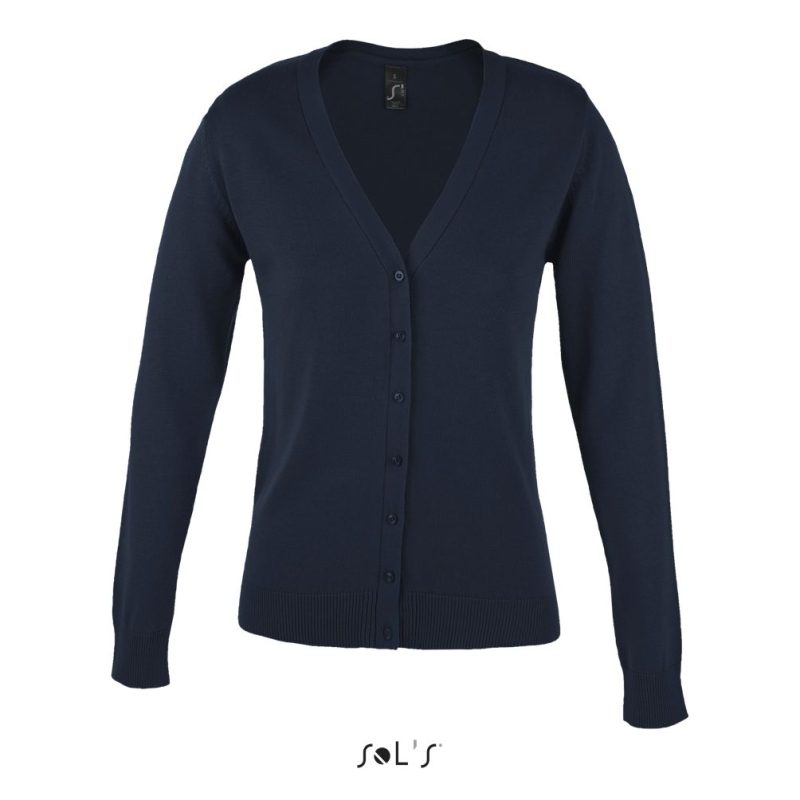 Rebeca De Punto Con Cuello Pico Para Mujer Golden Women Sols - Azul Marino - Sols