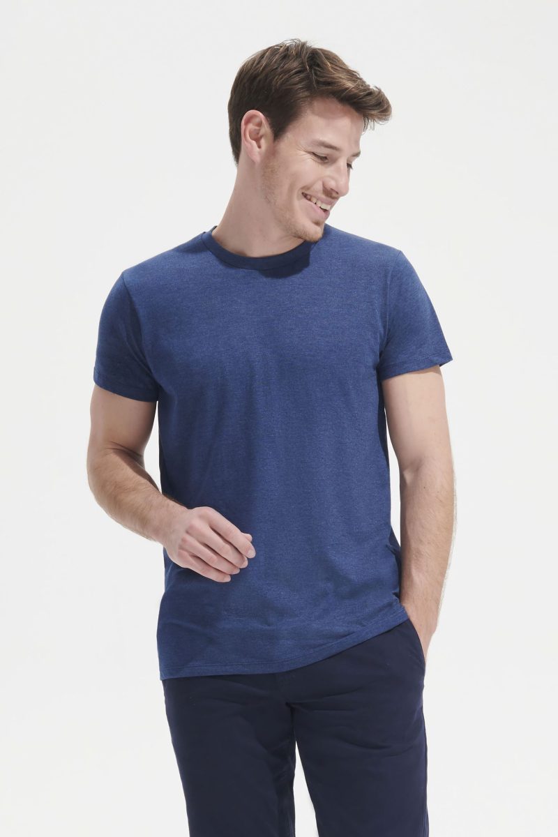 Camiseta Ajustada Hombre Cuello Redondo Regent Fit Sols