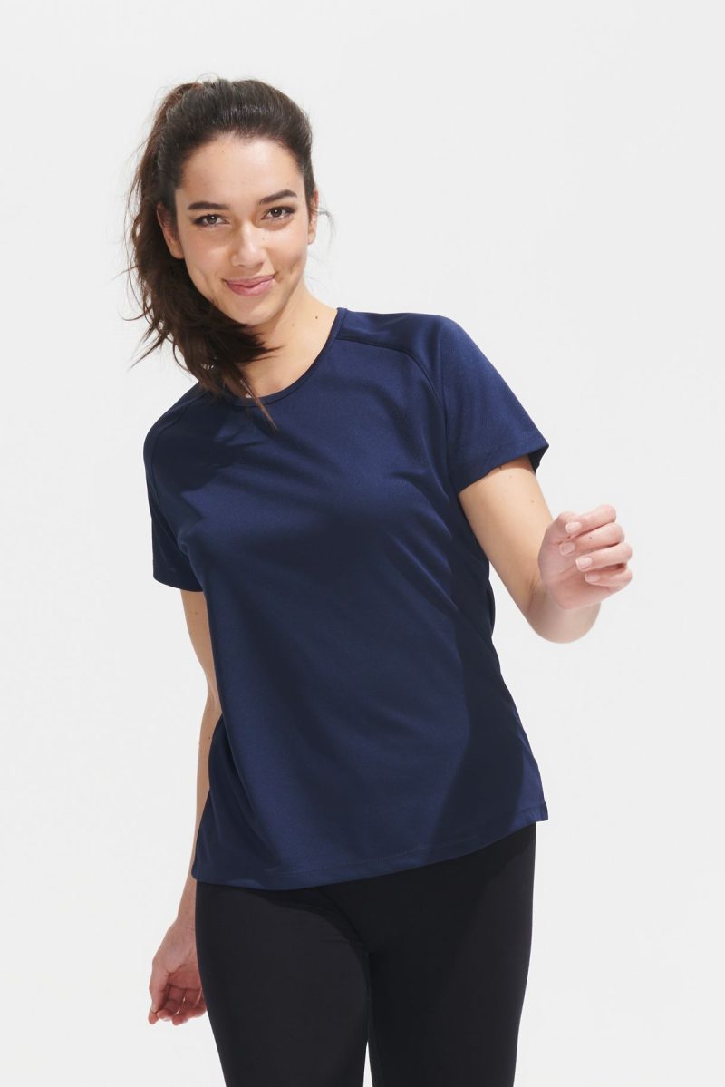 Camiseta De Mujer Mangas Raglán Sporty Women Sols