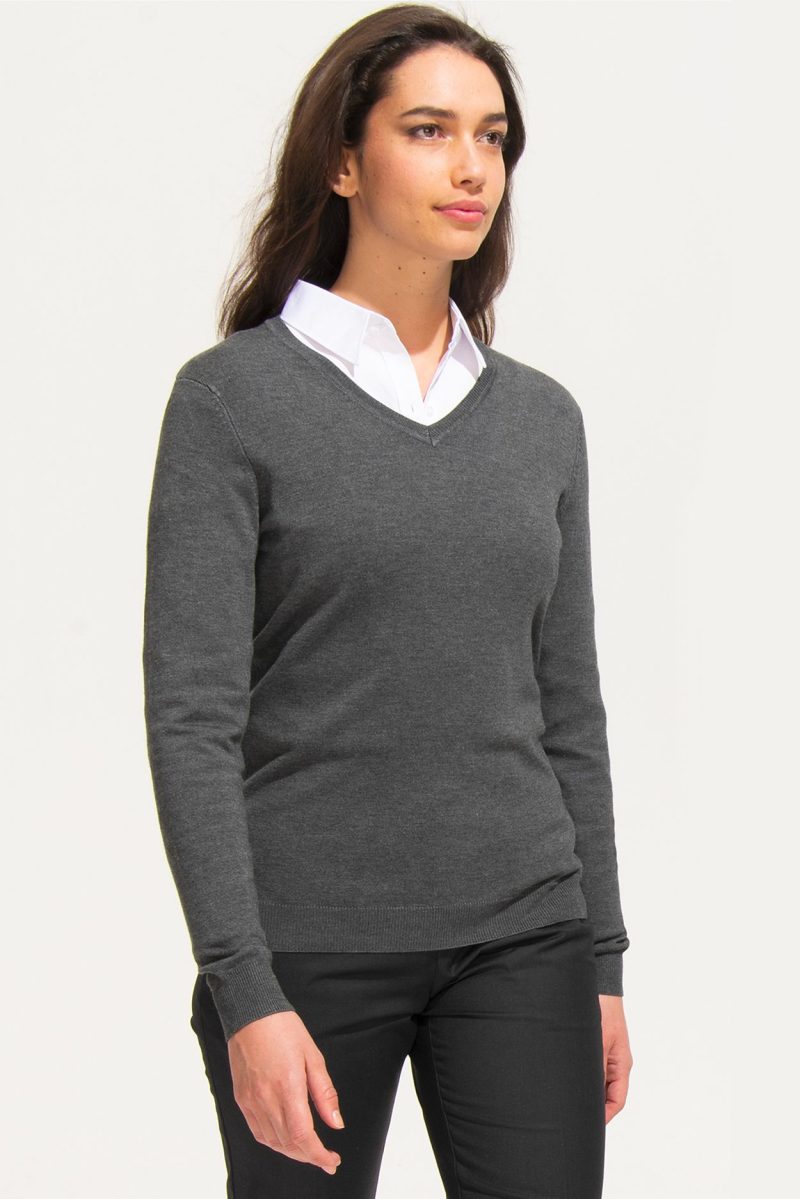Jersey De Cuello Pico Para Mujer Glory Women Sols
