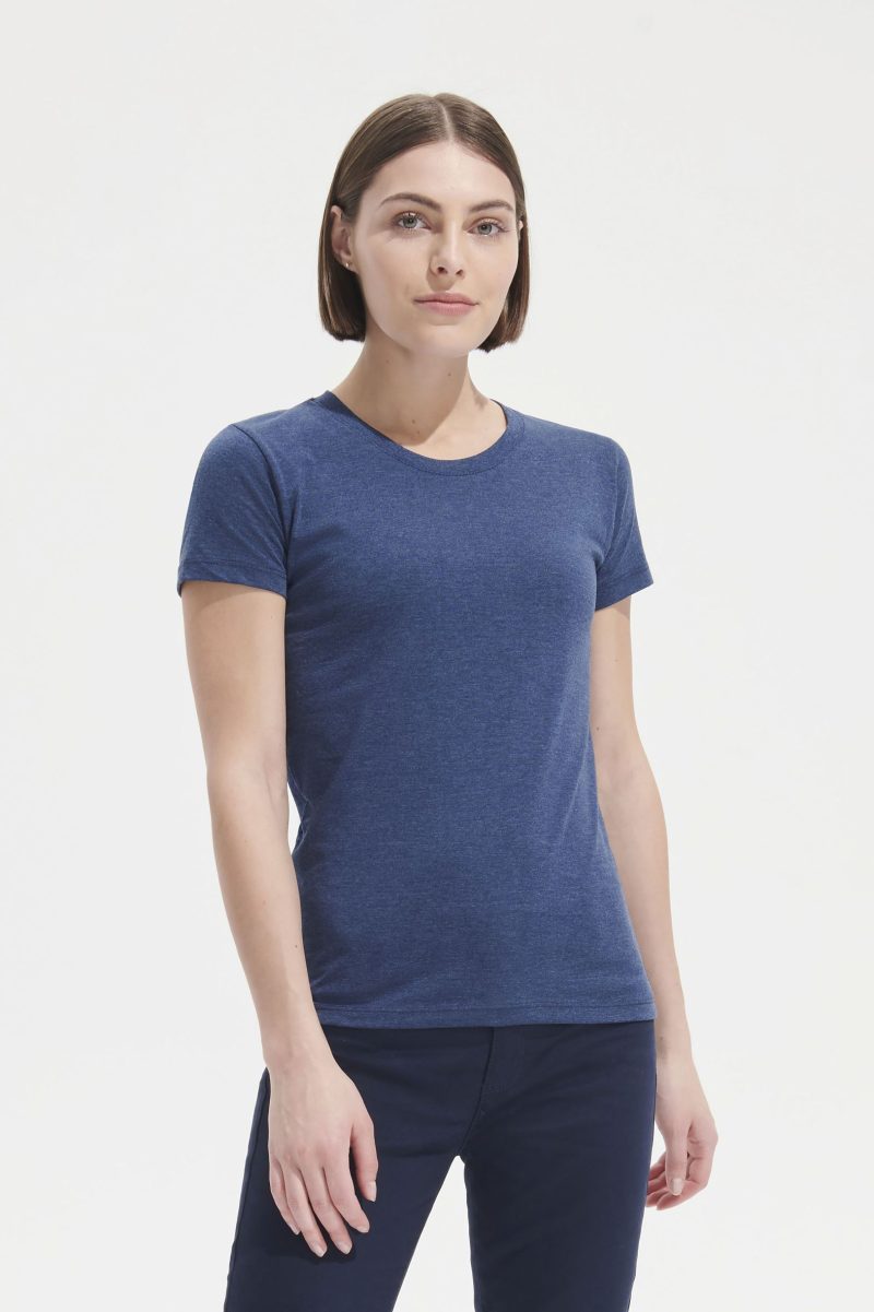 Camiseta Ajustada De Mujer Con Cuello Redondo Regent Fit Women Sols