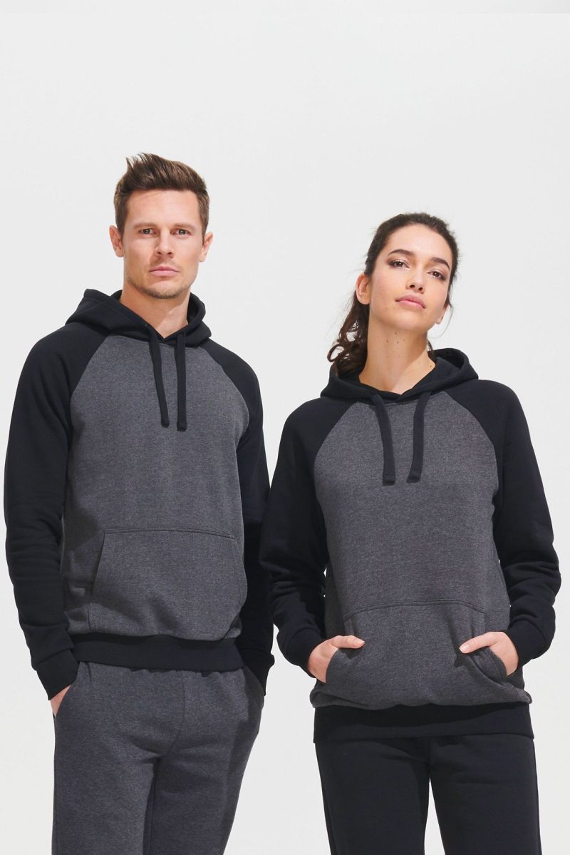Sudadera Unisex Bicolor Seattle Sols