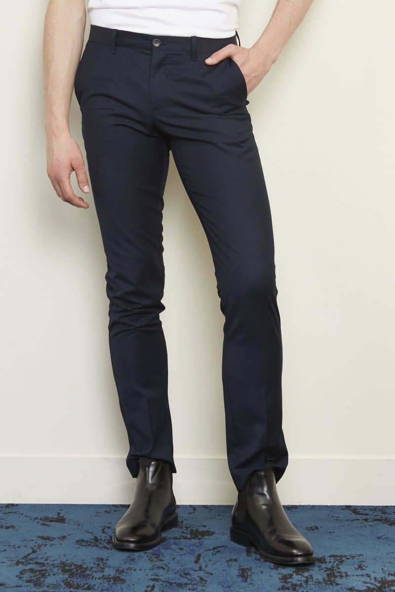 Pantalones De Traje Hombre Con Cintura Elástica Neoblu Gabin Men Sols