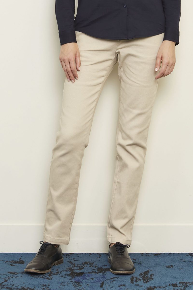 Pantalones Chinos Mujer Con Cintura Elástica Neoblu Gustave Women Sols