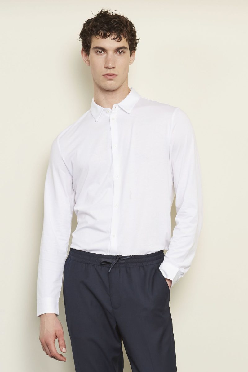 Camisa Hombre De Punto Liso Mercerizado Neoblu Balthazar Men Sols