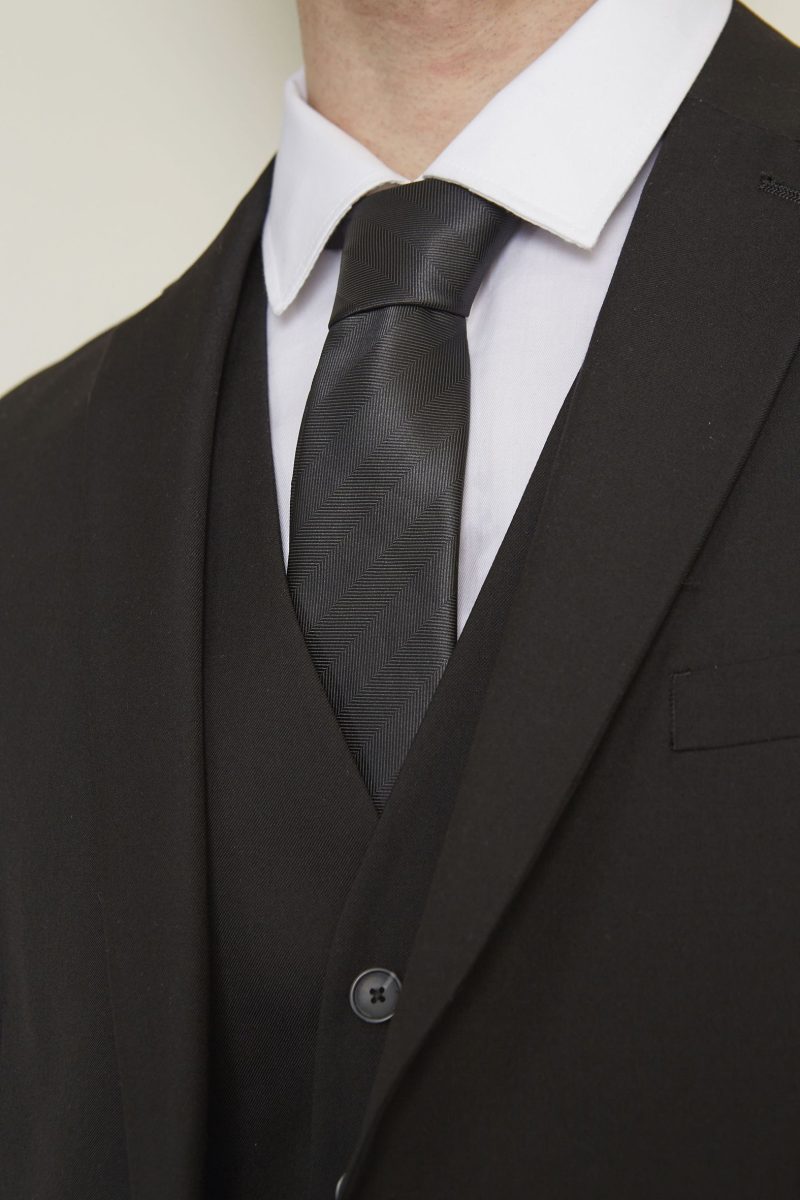 Corbata Club De Rayas Falso Liso Neoblu Tommy Sols