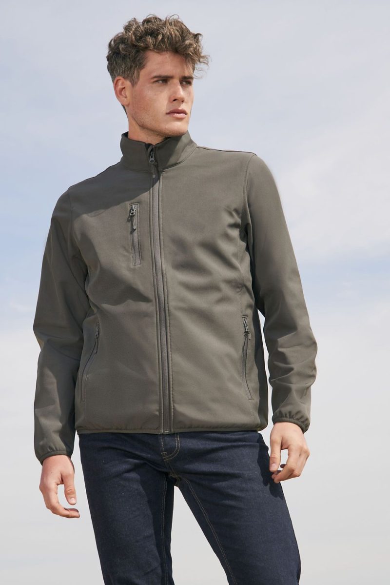 Chaqueta Softshell Con Cremallera Para Hombre Falcon Men Sols