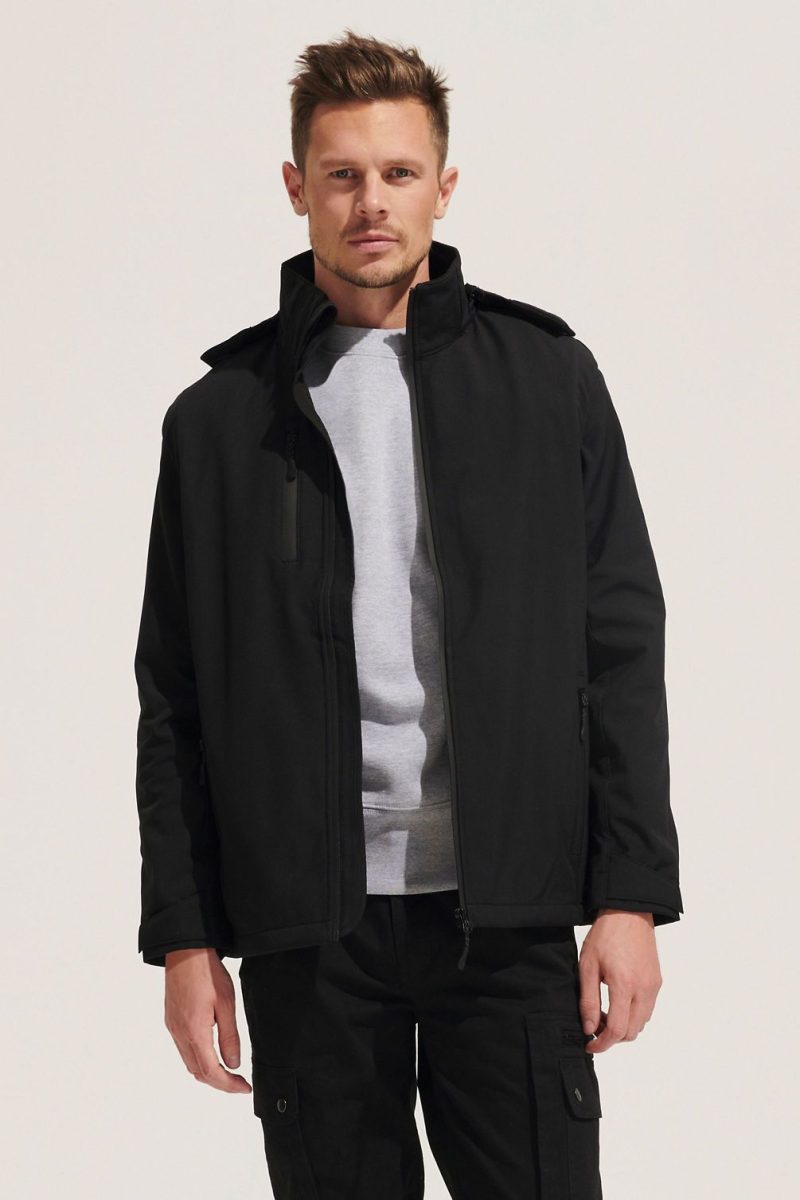 Softshell Con Capucha Y Mangas Desmontables Falcon 3In1 Sols