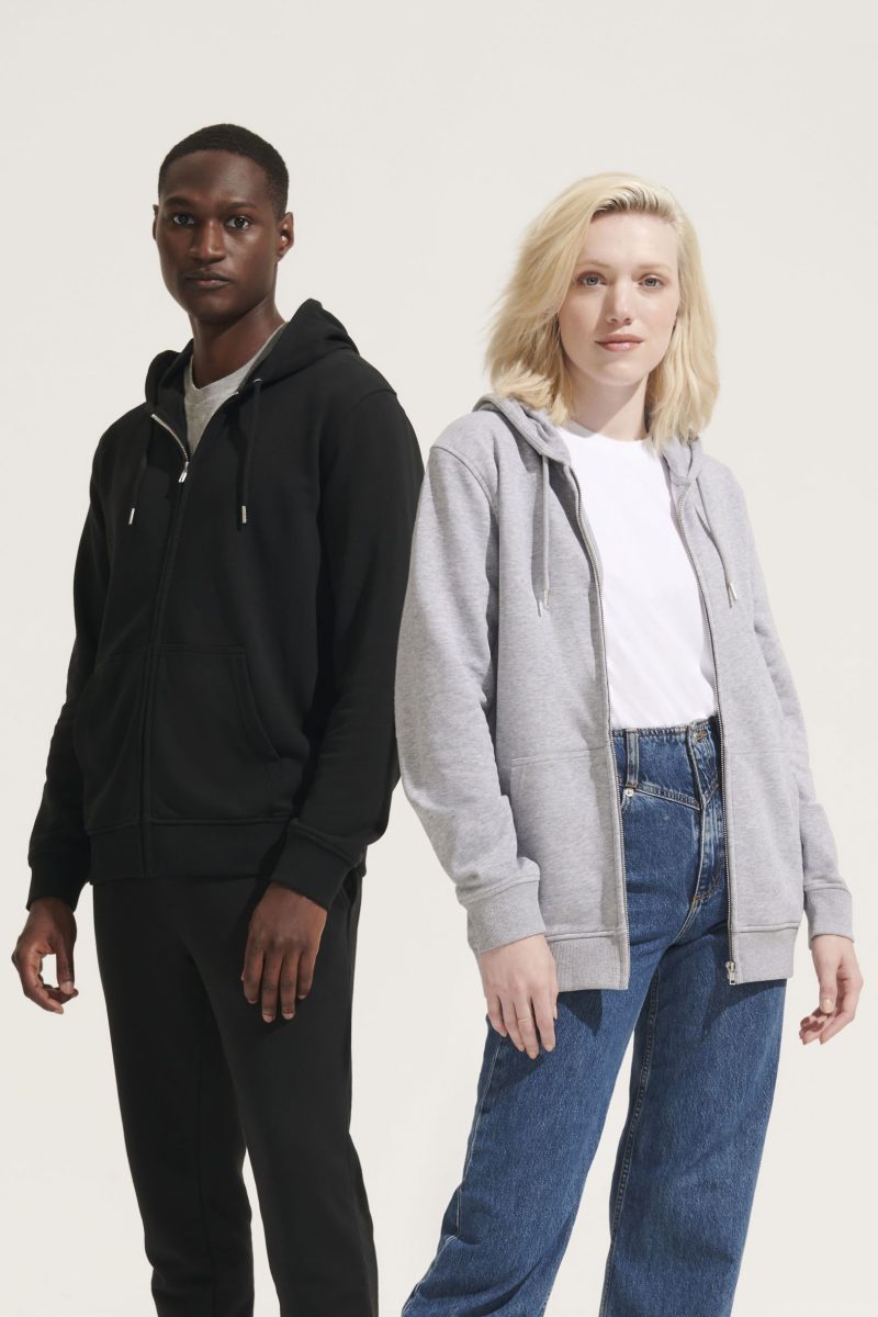 Sudadera Unisex Con Cremallera Y Capucha Calipso Sols