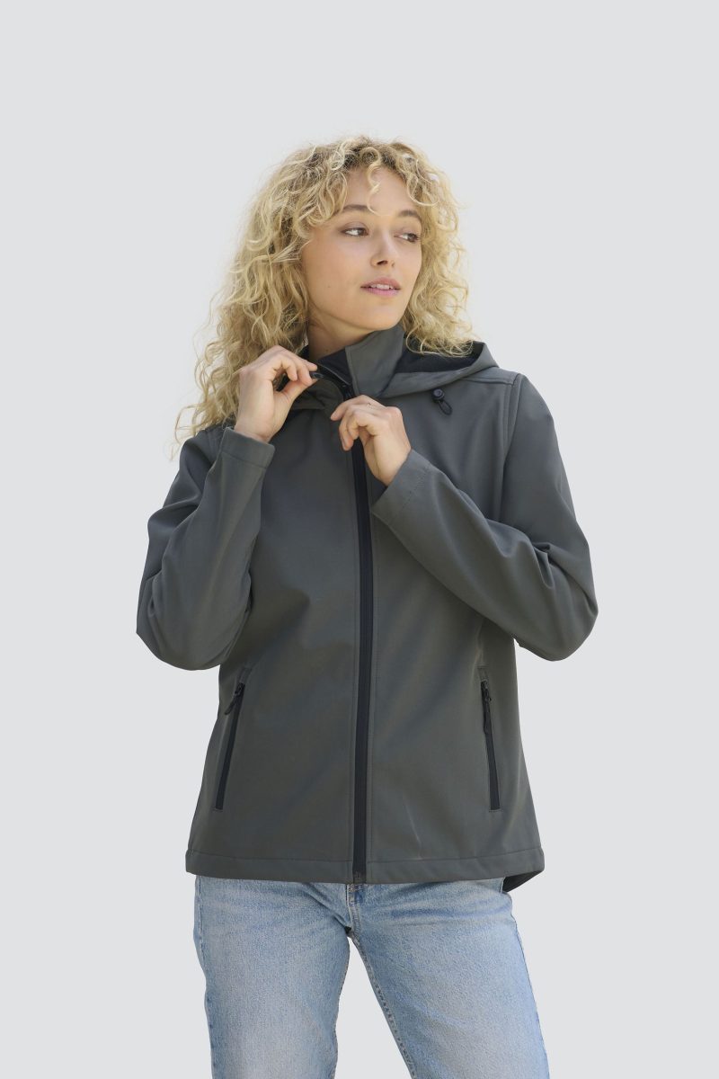 Chaqueta Softshell Mujer Con Capucha Race Hooded Women Sols