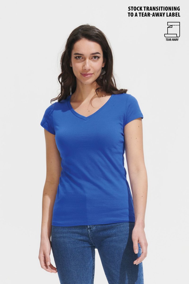 Camiseta Mujer Cuello Pico Moon Sols