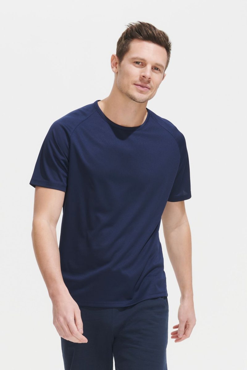 Camiseta Hombre Manga Raglán Sporty Sols