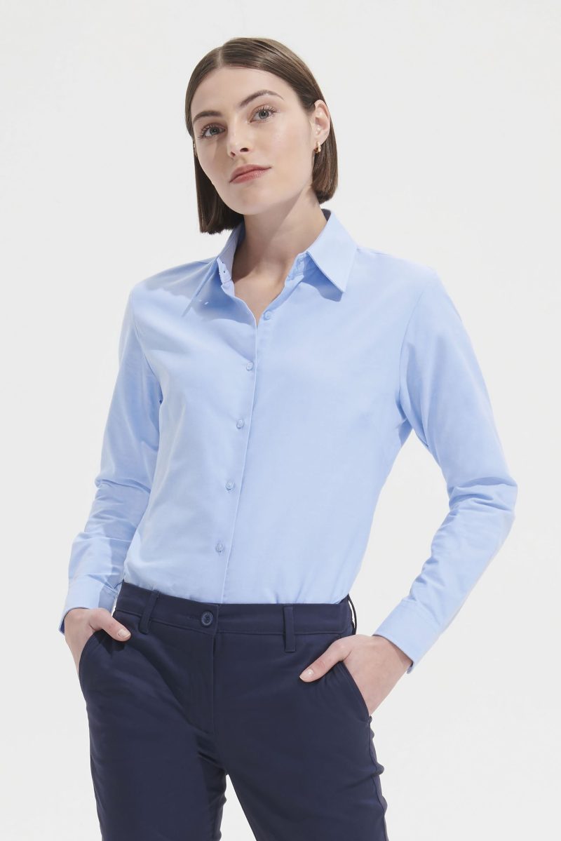 Camisa Oxford Mujer Manga Larga Embassy Sols