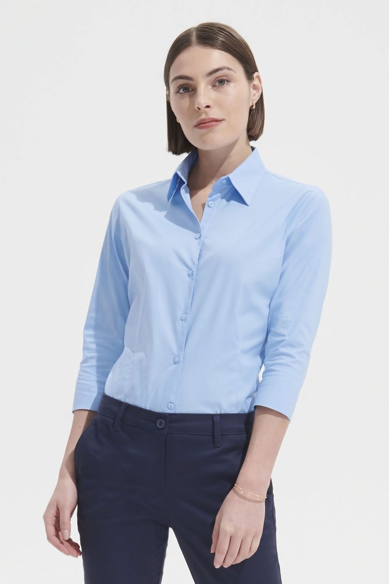 Camisa Stretch Mujer Manga 3/4 Effect Sols