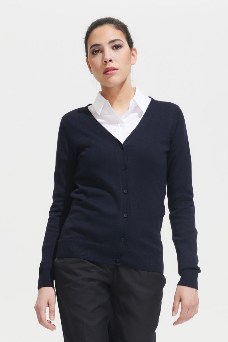 Rebeca De Punto Con Cuello Pico Para Mujer Golden Women Sols