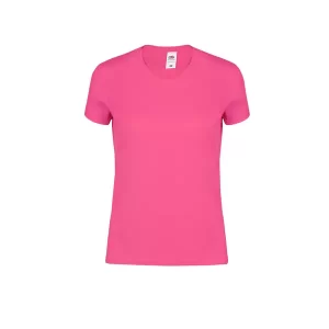 Camiseta Mujer Color Iconic Makito - Fucsia