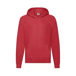 Sudadera Adulto Lightweight Hooded S Makito - Rojo