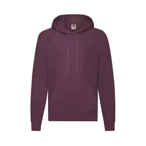 Sudadera Adulto Lightweight Hooded S Makito - Granate