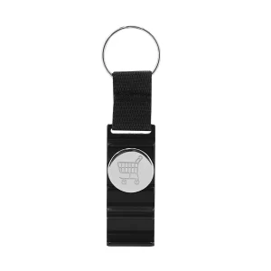 Llavero Moneda Soporte Nevin Makito - Negro