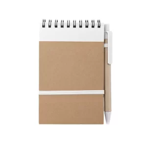 Libreta Ecocard Makito - Blanco
