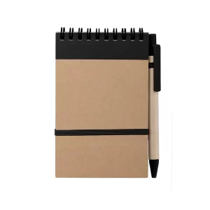 Libreta Ecocard Makito - Negro