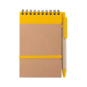 Libreta Ecocard Makito - Amarillo