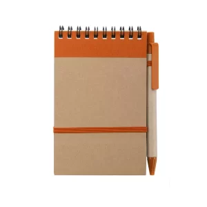 Libreta Ecocard Makito - Naranja