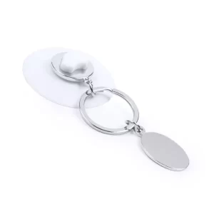 Llavero Moneda Coltax Makito - Blanco