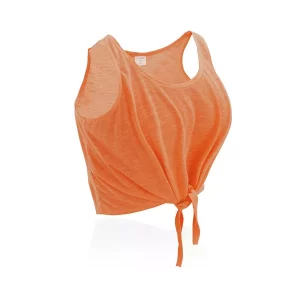 Camiseta Mujer Slem Makito - Naranja Fluor