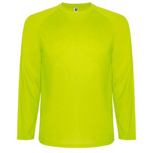 Camiseta Montecarlo l/s Roly - Amarillo fluor