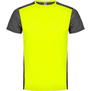 Camiseta Zolder Roly - Amarillo fluor/negro vigore