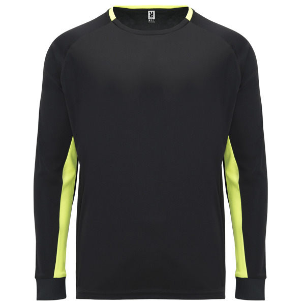 Camiseta Porto Roly - Negro/ Amarillo Fluor
