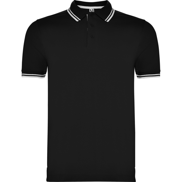 Polo Montreal Roly - Negro/Blanco