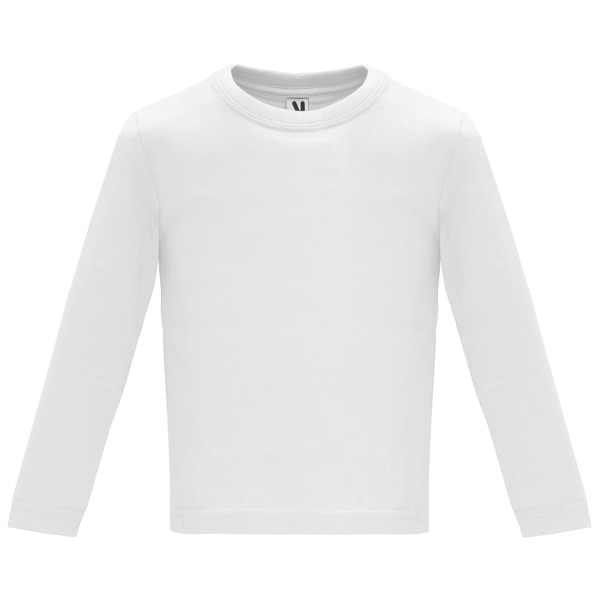 Camiseta Baby L/S Roly - Blanco