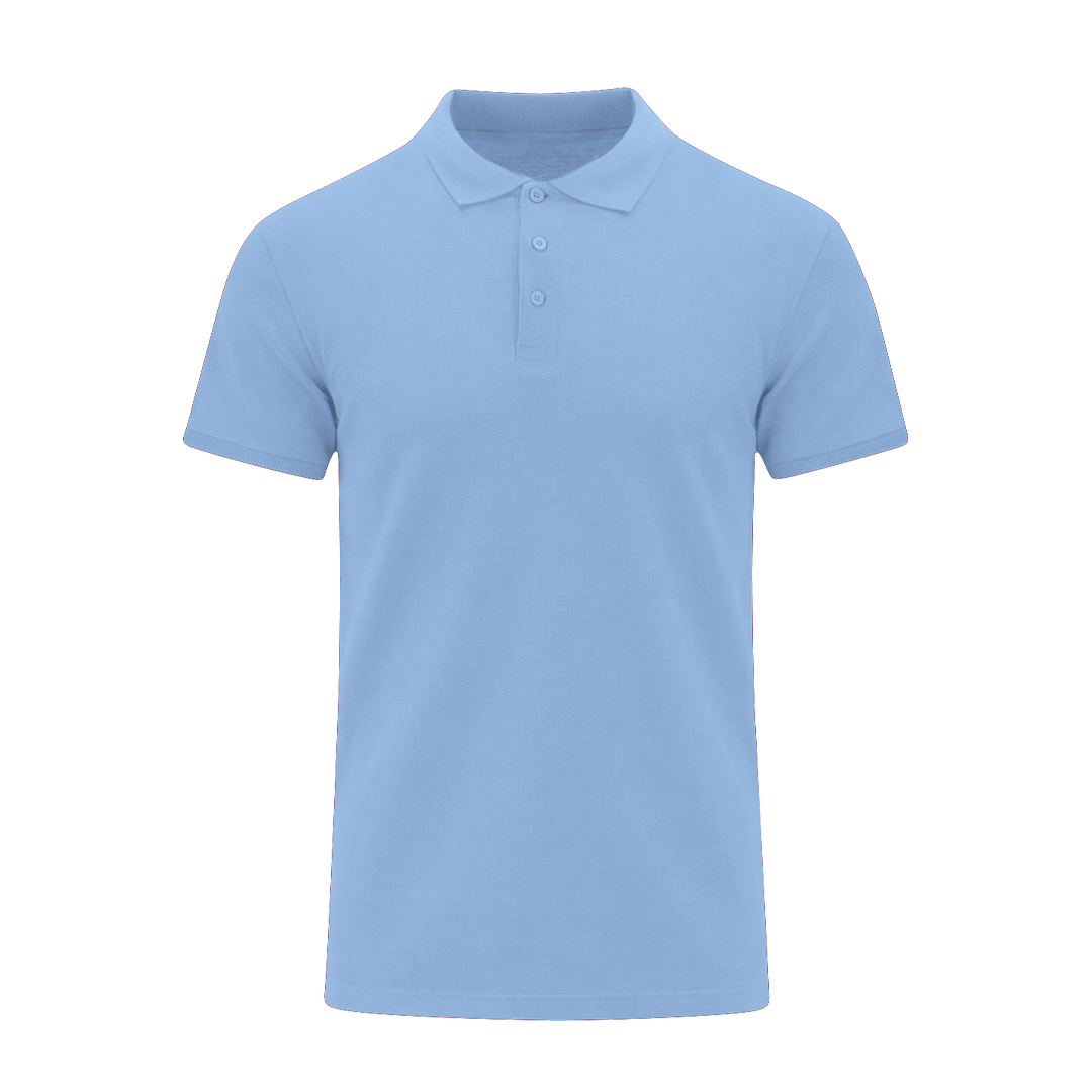 Polo Adulto Color Chaplin Makito - Azul Claro