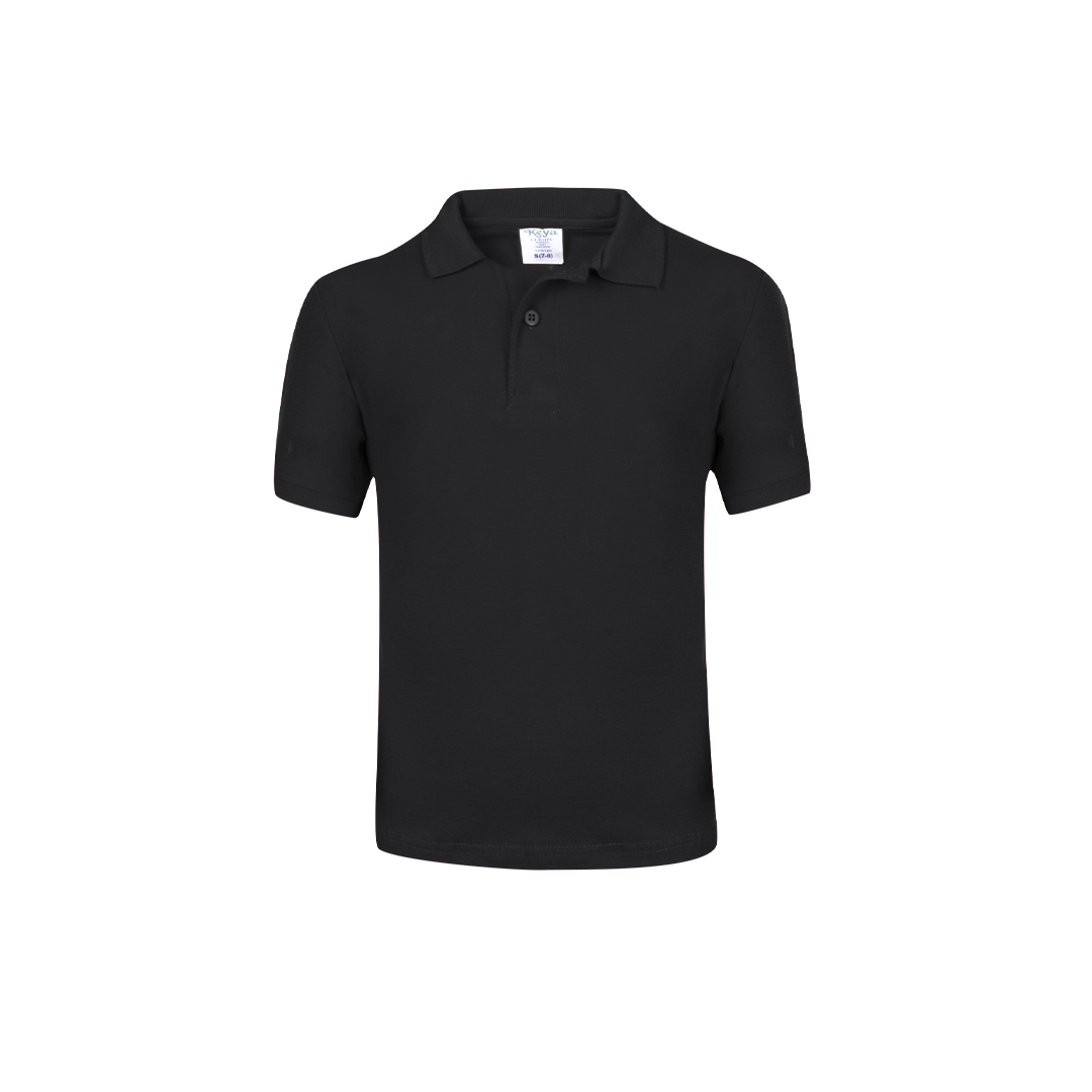 Polo Niño Color "keya" YPS180 Makito - Negro