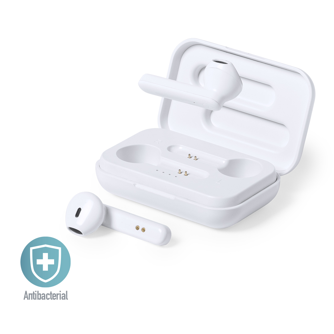 Auriculares Antibacterianos Kikey Makito